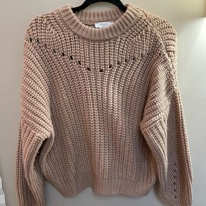 Tan chunky sweater